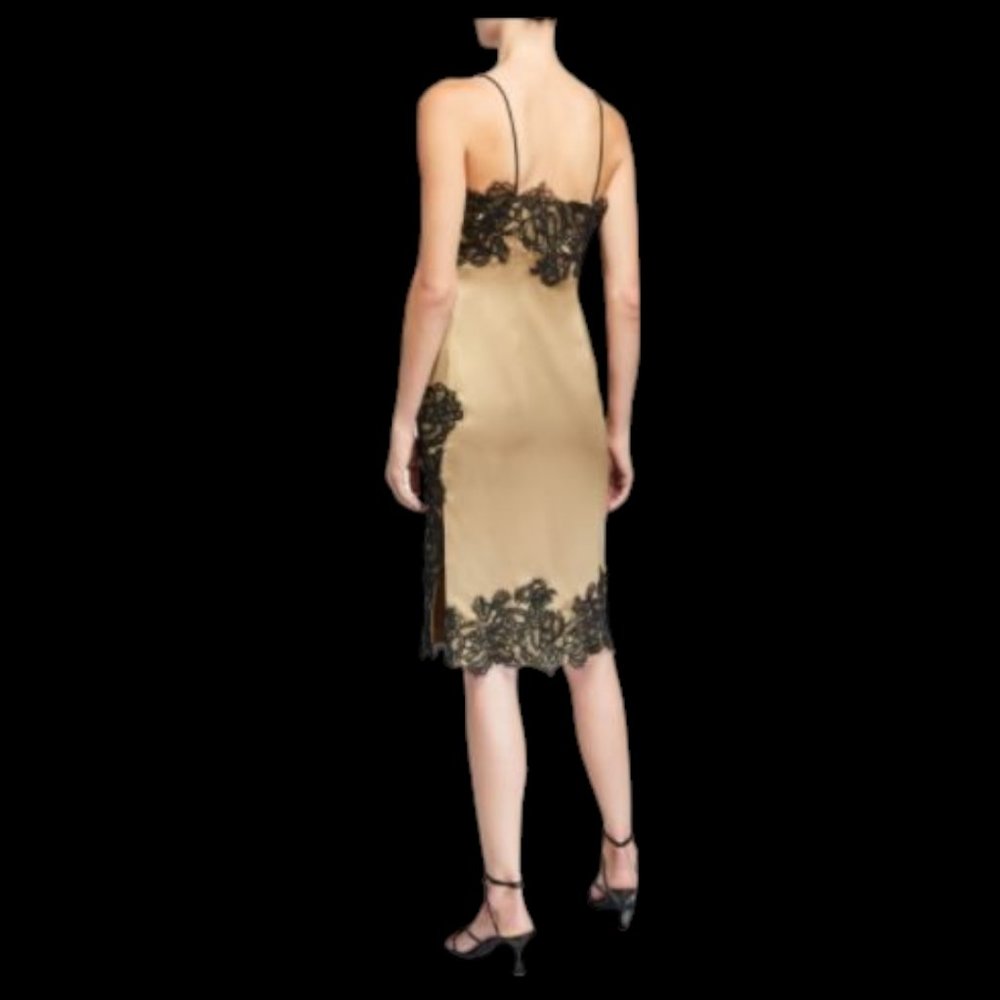 Jay Godfrey Jacobs Lace Trim Slip Dress New - Picture 4 of 8
